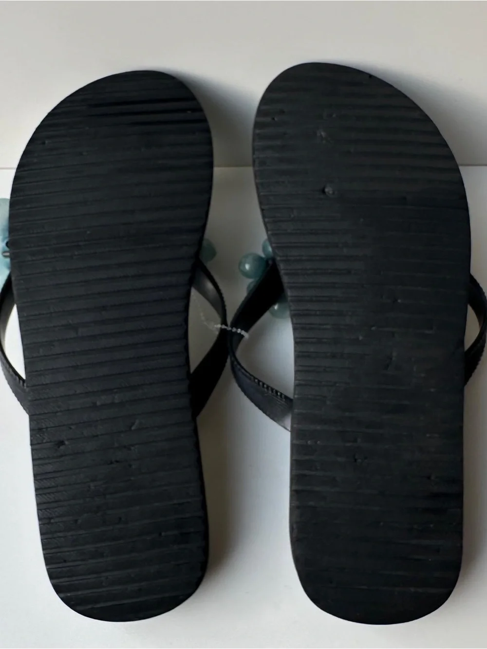 Hotflop Blue Bubble Grapes Flip Flops Starfish Tropical Fish Beach Sandals Sz 11